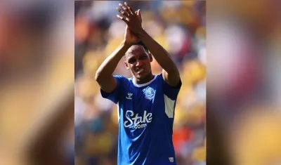 Yerry Mina, defensor del Everton