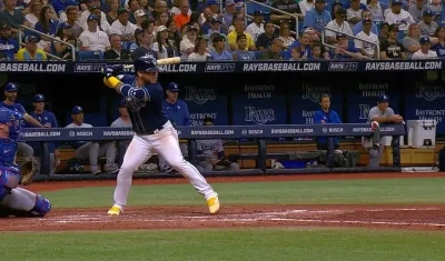 El jonrón de Harold Ramírez puso a ganar 5-4 a los Rays en el quinto inning.