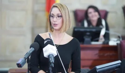 La Representante a la Cámara, Jennifer Arias.