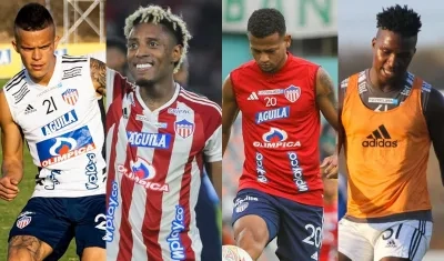 Wálmer Pacheco, Omar Albornoz, César Haydar y José Ortiz.  