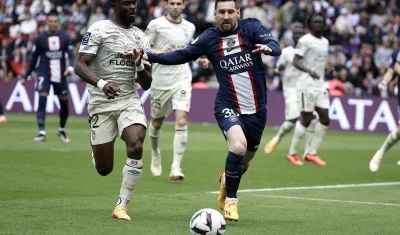 Lionel Messi viajó a Arabia Saudí tras el partido contra el Lorient.