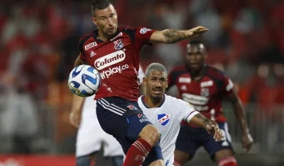 El argentino Luciano Pons, delantero del Medellín.