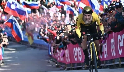 El esloveno Primoz Roglic le saca 14 segundos de ventaja en la general a Geraint Thomas. 