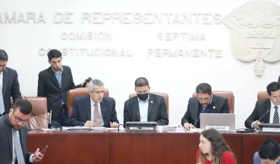 Sesión de la Comisión Séptima de la Cámara de Representantes