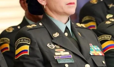 Sandra Patricia Hernández Garzón, Comandante de la Policía de Bogotá. 