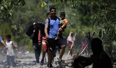 La selva del Darién es uno de los cruces más peligrosos.