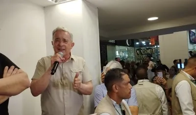 El expresidente Álvaro Uribe Vélez.