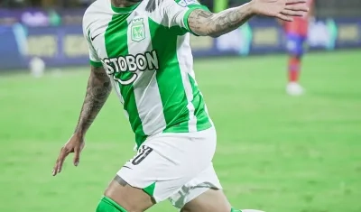 Jarlan Barrera nuevamente se convirtió en el héroe de Atlético Nacional.