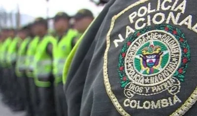 Uniformado de la Policía. 