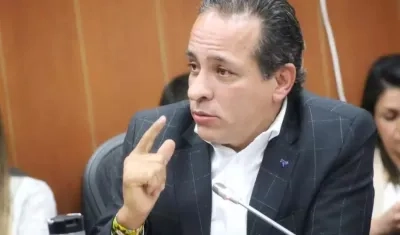 Alexander López, presidente del Congreso.