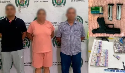 Presuntos testaferros de alias ‘Fritanga’