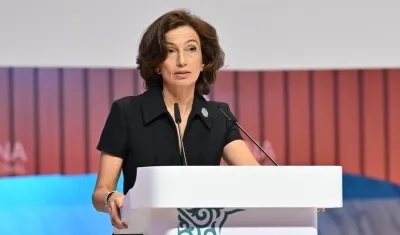 La directora general de la Unesco, Audrey Azoulay.