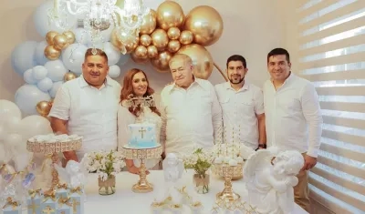 Bernardino Sanabria y familia.