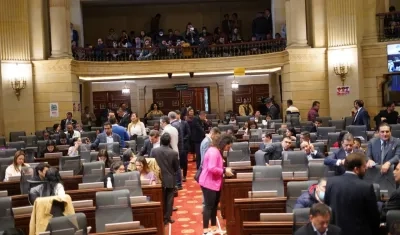 Plenaria de la Cámara de Representantes.