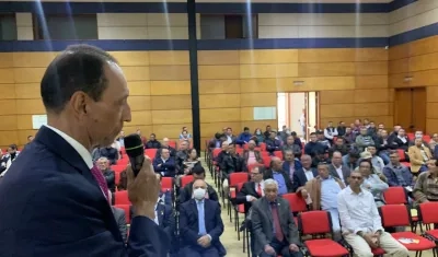 Afiliados a la Caja de Retiro de las Fuerzas Militares –Cremil- en encuentro de mayo pasado en Tunja.