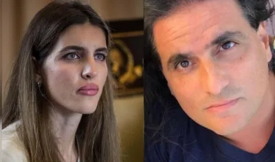 Camila Fabri y Alex Saab.