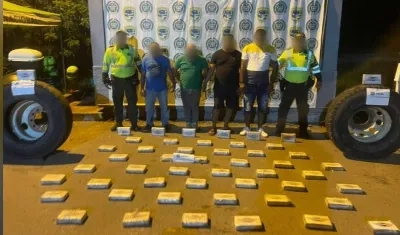 Capturados por transportar droga en un motocarro