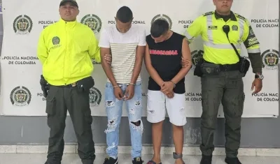 Presuntos integrantes de 'Los Piñudos'.