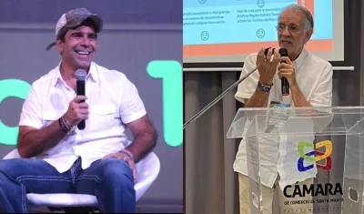 Alejandro Char y Eduardo Verano.