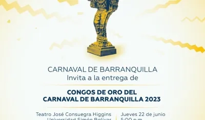 Entrega de los Congo de Oro