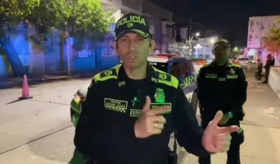  coronel Oscar Daza Suárez, Comandante de la Policía Metropolitana de Barranquilla (E).