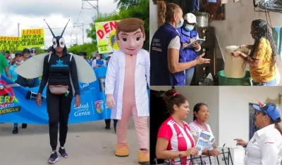 Campaña de prevención contra el dengue.