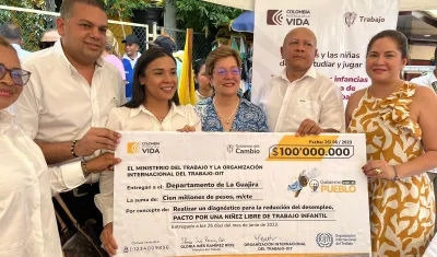 Desde la Guajira se firmó el Pacto Internacional por la Niñez