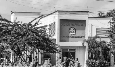 Estación de Policía Caribe Norte de Chambacú en Cartagena