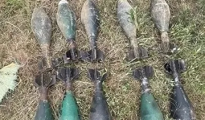 Explosivos incautados por el Ejército