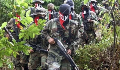 Integrantes del ELN. 
