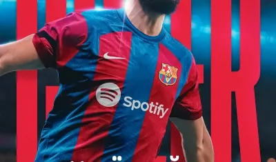 Así fue anunciado por el Barcelona.