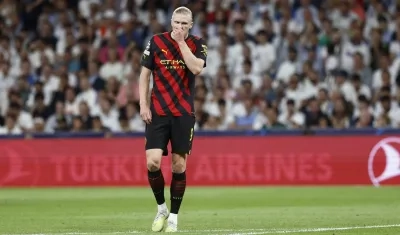 El delantero Erling Haaland.