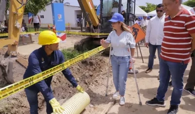 Inicio de obras de alcantarillado en Palmar de Varela