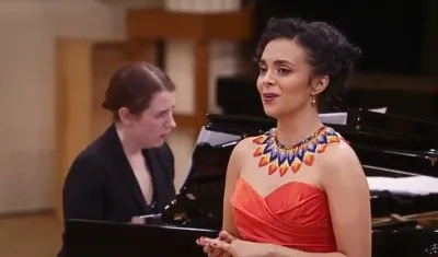 Julieth Lozano, cantante de ópera. 