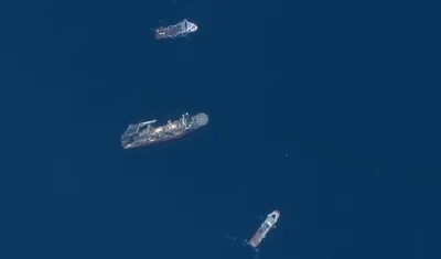 Labores de recuperación de restos del sumergible Titán