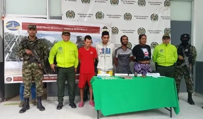 Las personas capturadas