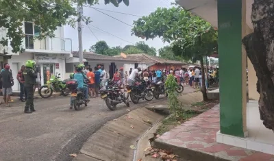 Lugar donde ocurrió el crimen en el corregimiento de Santa Cruz. 
