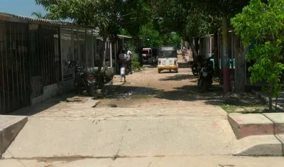 Lugar donde fue asesinada la joven Mariana Zuluaga