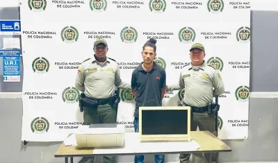 Luis Alberto Coronado fue capturado en el barrio Las Palmeras de Barranquilla.