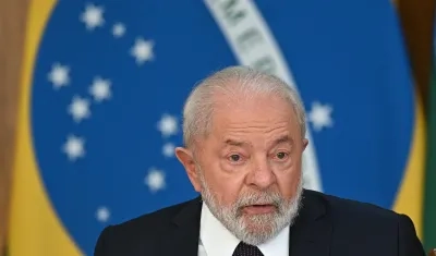 Lula da Silva, presidente de Brasil.