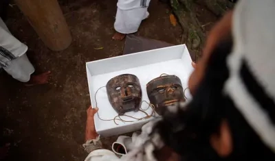 Máscaras sagradas del pueblo Kogui