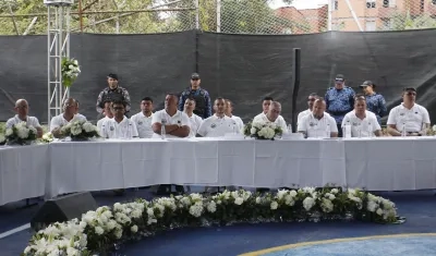 Imagen de la mesa de diálogo.