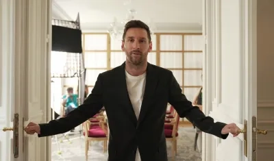 Messi actuando en la serie 'Los protectores'.