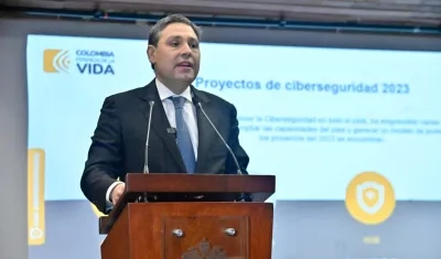 El Ministro de las TIC, Mauricio Lizcano.