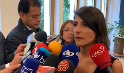 La Ministra de Minas y Energía, Irene Vélez.