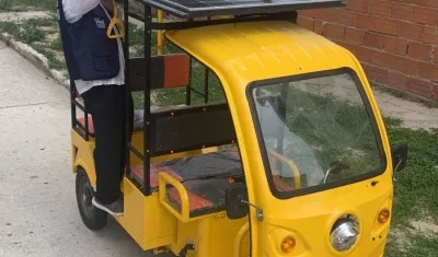 Joao Herrera propuso motocarros con paneles solares.