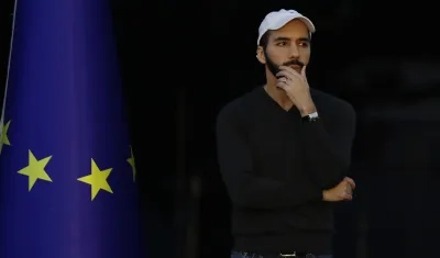 El presidente de El Salvador, Nayib Bukele. 
