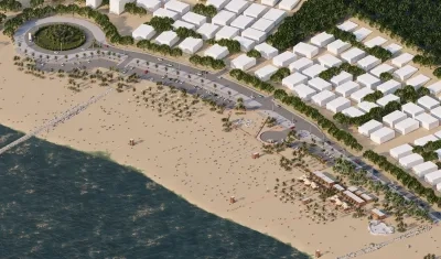 Así quedarán las playas de Miramar