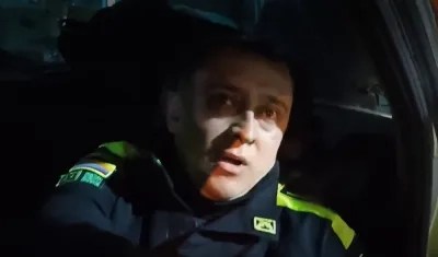 Policía de Soacha descubierto por extorsión.