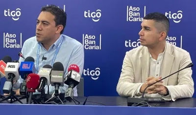 Alexander Vega, Registrador Nacional; y Johnatan Malagón, Presidente de Asobancaria.